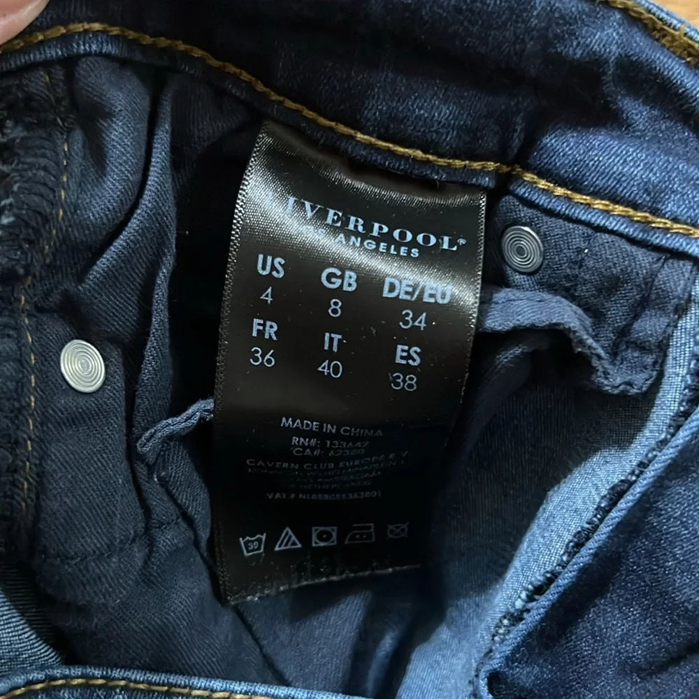 NWOT Liverpool Jeans Size 4/27 - Picture 7 of 8